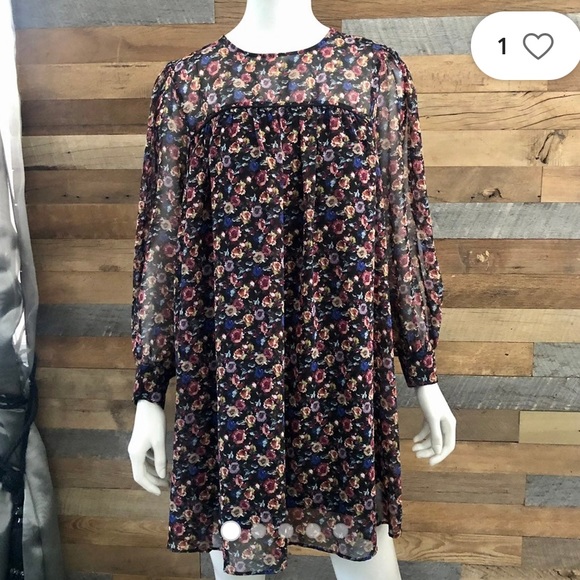Zara Dresses Zara Floral Babydoll Dress Poshmark